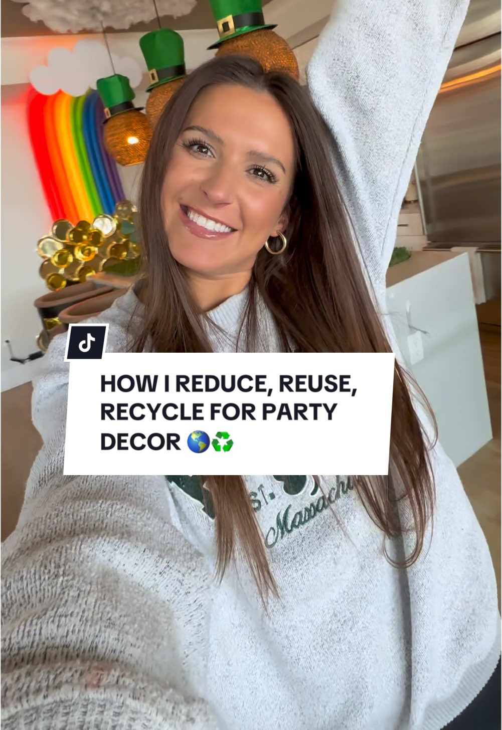 Convincing 8 billion people to stop celebrating traditions—or shutting down a $15 billion industry— isn’t realistic. So instead, I asked myself: How can I inspire people to celebrate more sustainably? I’m not a perfect example. If you’d told me 10 years ago that I’d quit going through 7 Poland Spring bottles a day, I would’ve laughed. But a simple challenge from a friend and the purchase of a Hydro Flask shifted my mindset. Now imagine the impact we could have if we reduced our plastic footprint by swapping out balloons and plastic party décor for paper alternatives. And while pool noodles are plastic, reusing them is still a step in the right direction compared to single-use decorations. I’m not saying I’ll never use balloons again or that I’ll eliminate plastic completely—I’m far from perfect. But small changes add up, and they get us thinking. Maybe single-use decorations are your Hydro Flask. But if I can use my platform to spark even the smallest shift, I will. 💚♻️  #DIY #Home #partydecor 