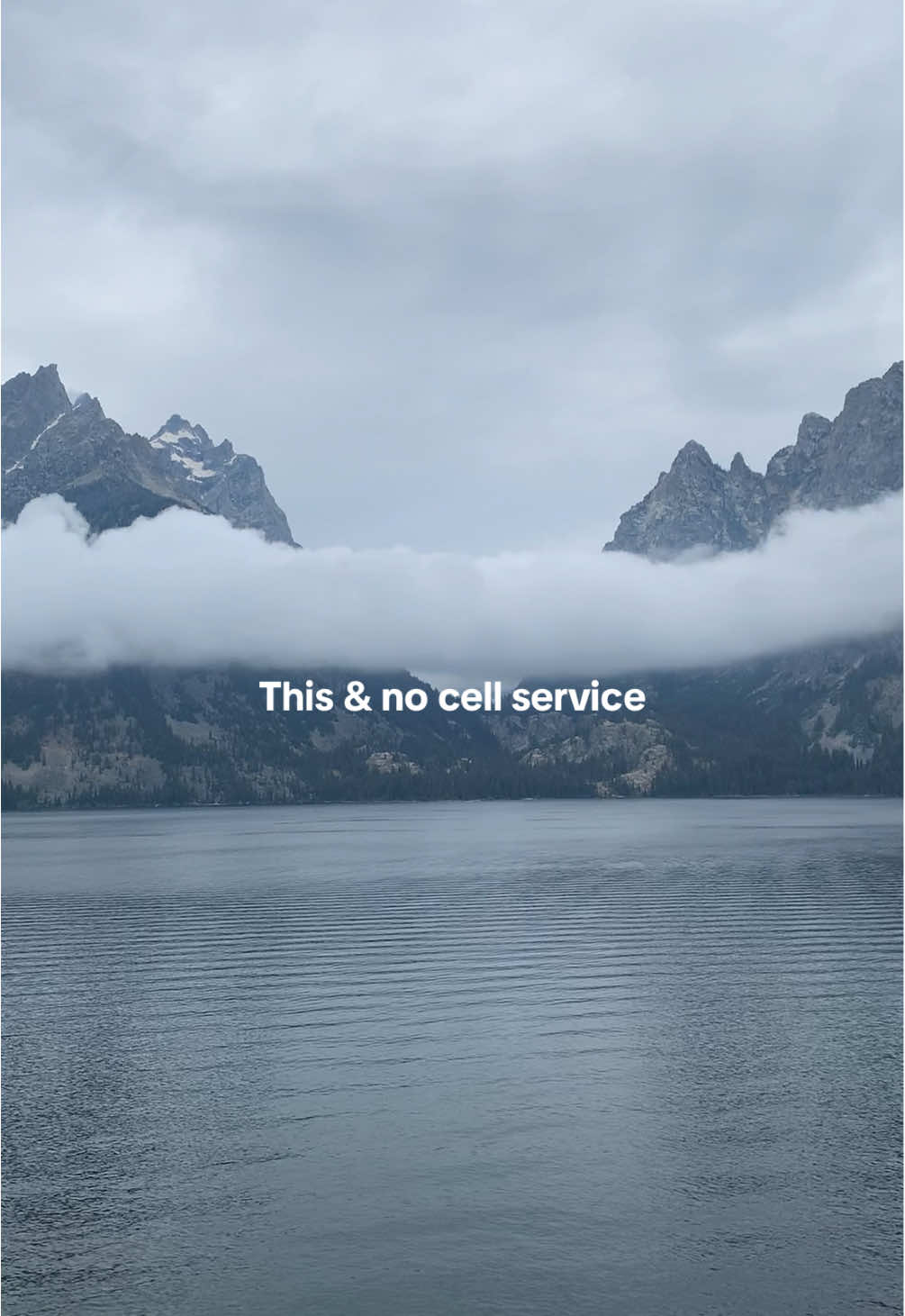 There’s nothing better ☁️   #mountains #clouds #cloudinversions #getoutside #outside #grandtetons #grandtetonnationalpark #nocellservice 