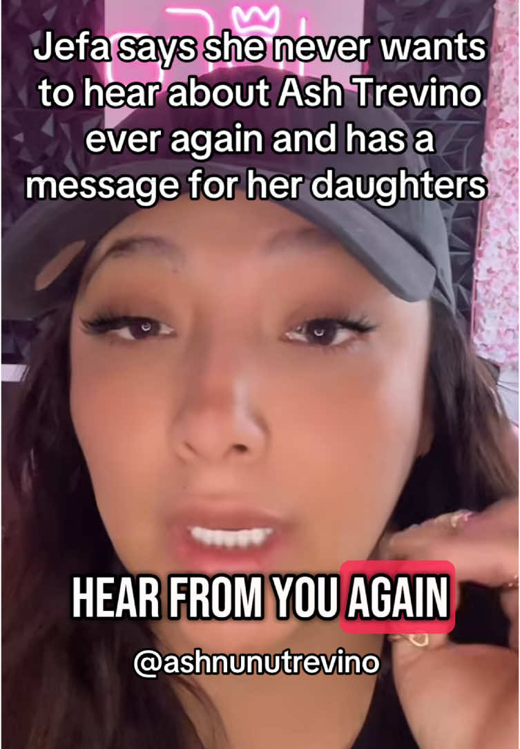 Jefa says she never wants to hear about Ash Trevino ever again and has a message for her daughters #ashtrevino #fyp #viralvideo #tea #entertainment #gettingarrested #ptsd #2k #briannaolsen #briolsen