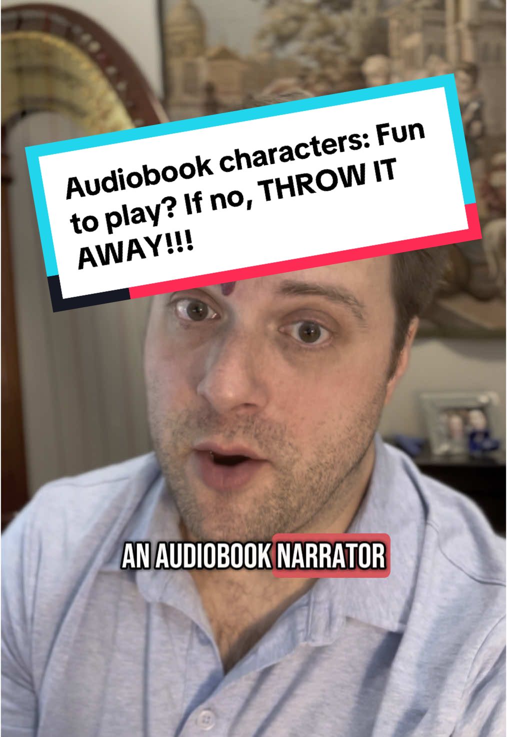 Can you relate? What’s your approach to bringing your audiobook characters to life? . #BookTok #narrator #audiobooktok #voiceactor #audiobooknarrator #loveaudiobooks #workingactor #fyp