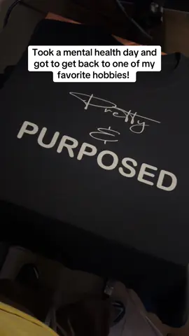I loved making shirts! One of my dear friends asked if I had these shirts for sale anymore and I told her not currently but I’d make them for her! I have been so busy but since I didn’t work today, I made them! I have a dope collection of typography t-shirts on my Shopify store that I sell via print on demand and dropshipping because I couldn’t afford to keep making shirts on my own. But I’d really love to eventually get back there. However comma in the meantime please go check out my store Digital Mosaic Co. #blackgirlmagic #millennialchristian #tshirtbusiness 