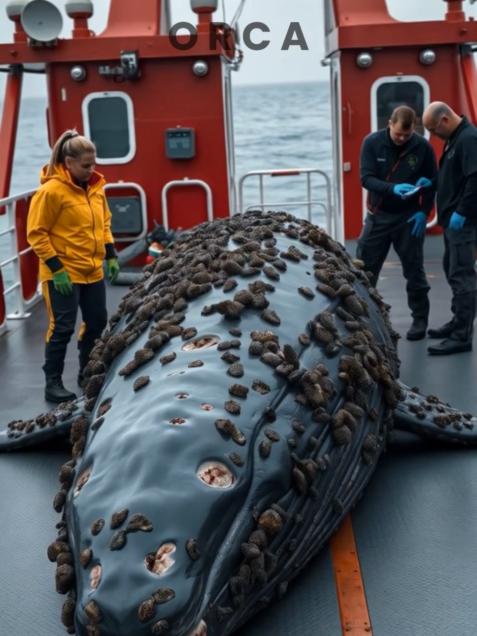 When a Humpback Whale Asks a Sailor for Help to Get Rid of Parasitic Barnacles and Treat His Wounds! #whale #seaanimals #rescue #humpbackwhales #parasites 