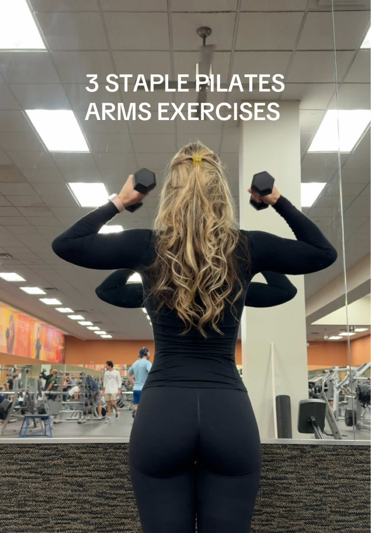 3 staple pilates arms exercises that i loveee! you can do these as their own circuit too! i incorporate these every week in my routines ❤️  oh yeah & I LOVE YOU!!!!!!!!!!!! my angels  #fyp #foryou #fypシ #wellnessjourney #pilatesworkout 