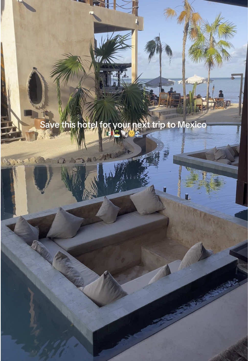 AWA Holbox✨  #tiktoktravel #traveltok #fypシ゚ #travelinspo #mexico🇲🇽 #islandlife #mexicotiktok #hotels #boutiquehotel #canadiantraveller 