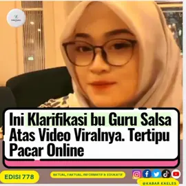 𝐊𝐚𝐛𝐚𝐫 𝐊𝐚𝐞𝐋𝐞𝐬-Link video viral 5 menit Bu Guru Salsa viral di media sosial dan diburu para netizen. Dalam video viral yang menjadi perbincangan hangat tersebut, terlihat seorang wanita yang disebut-sebut sebagai seorang guru SD tengah berjoget dan mengumbar auratnya. Tak sedikit pengguna media sosial mempertanyakan keaslian video viral tersebut dan mengaitkannya dengan seorang guru Matematika di sebuah sekolah dasar di Kecamatan Ambulu, Jember, Jawa Timur, bernama Salsabila Rahma. Setelah sekian lama link video viral yang diduga sosoknya itu, akhirnya Bu Guru Salsa angkat bicara. Tonton vidonya! #viral #buguruviral #bugurutiktok  #bugurusalsa #salsa #beranda #pyf #pypシ 