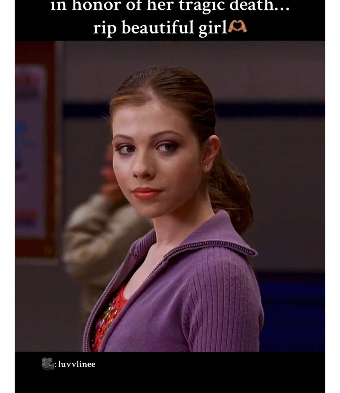 my beautiful ice princess, rest in peace michelle trachtenberg🖤🖤 #michelletrachtenberg #rip #iceprincess #edit  #creatorsearchinsights #whoswatching | vc: @cris 