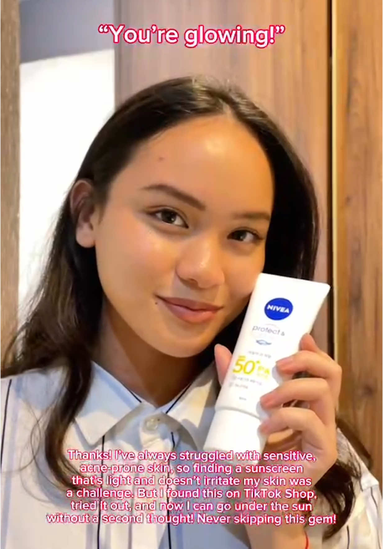 Calling all sensitive skin and acne-prone skin people! The newest NIVEA Sun Protect & Light Feel Sun Serum is the perfect product for you. 🩵 Grab this and other NIVEA favorites at up to 40% off on @nivea_philippines this Feb 26-28 ONLY. Join the #NIVEAFeelTheSunChallenge to get a chance to win P2500 worth of NIVEA products. Checkout now: https://m.tiktok.shop/s/AIuUlWb1HGM0 DOH-FDA CCHUHSRR Permit No. 1019 s. 2024; DOH-FDA CCHUHSRR Permit No. 1020 s. 2024 #NIVEAPH #NIVEAFeelTheSunChallenge #NIVEANewArrivalDay #TikTokShopNewArrivalDay