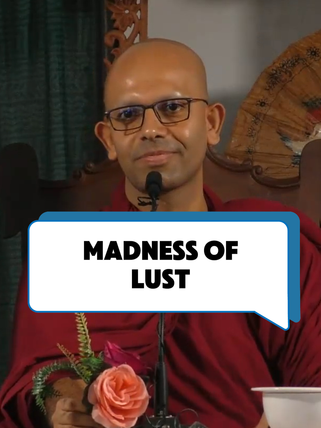 Madness of lust | Think Differently ❤️ #foryouu #foryoupagе #thinkdifferent #buddha #philosophy #buddhism #scientistinrobe #buddhistlabnotes #jethavanarama #amadassana_thero