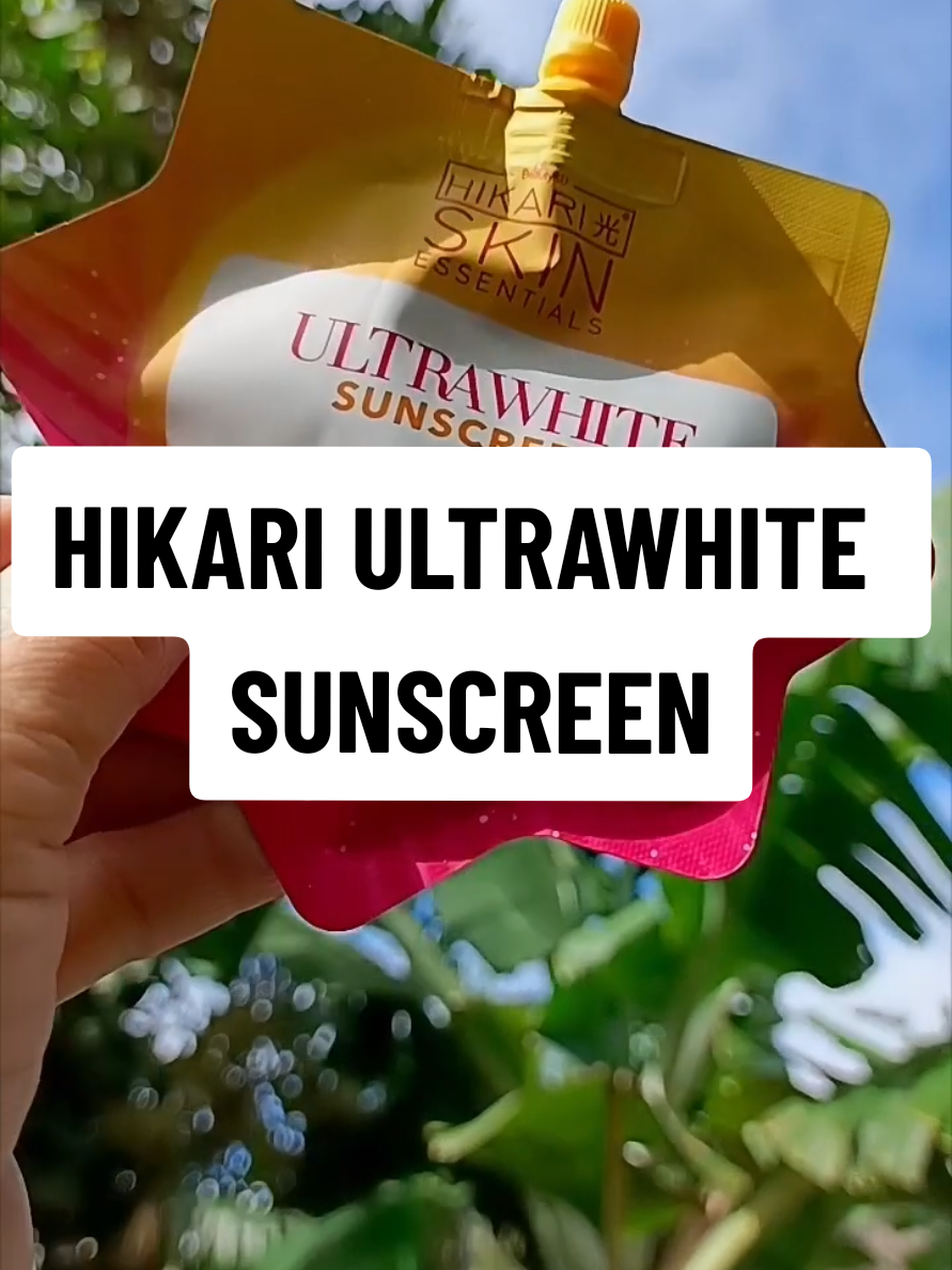 sunscreen na walang white cast at sobrang lakas maka-glow✨ HIKARI ULTRAWHITE SUNCREEN #suncreen #hikariskinessentials #ultrawhitesunscreen #spf50 #skincare #summervibes #personalcare 