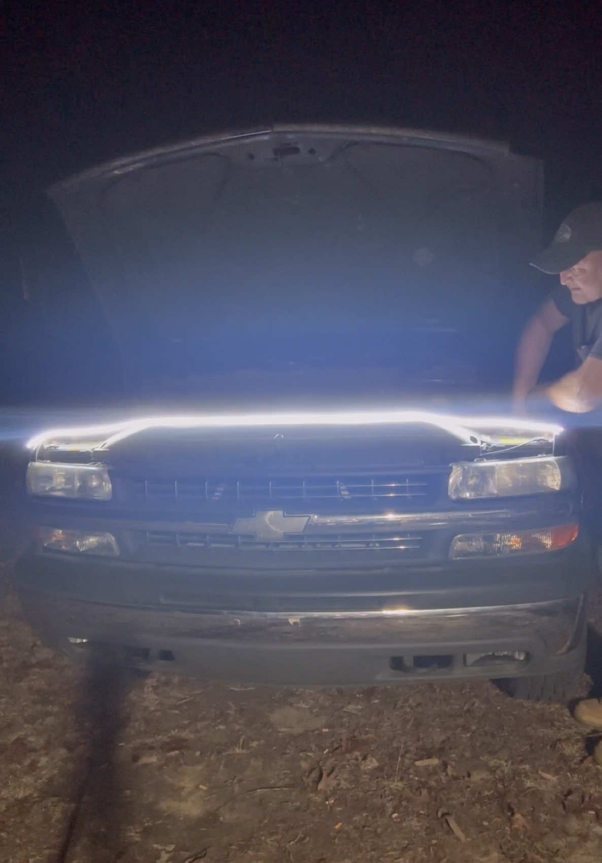 #led #car #hood #lightstrip #flexible #easyinstallation #automotive #modification #mod #carmod #car #truck #vehicle #tiktokmademebuyit 