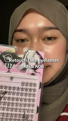 18ribuan udh bisa eyelash sendiri dirumah #fakeeyelashes #eyelashextensions #milai 