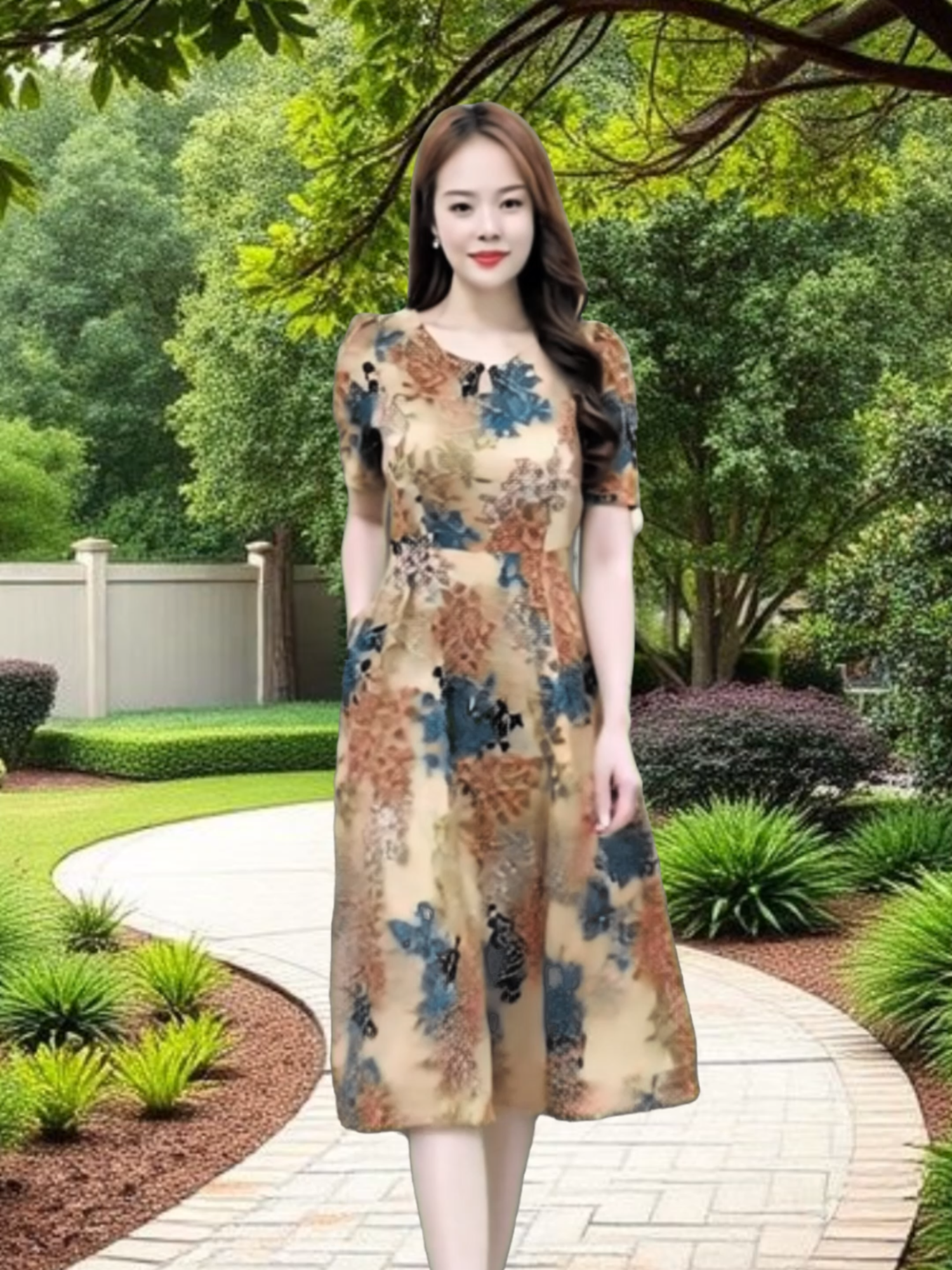 Mẫu đầm thanh lịch #thoitrangnu #thoitrangtrungnien #quoctephunu8thang3 #ngay8thang3 #damnu #vaynu 