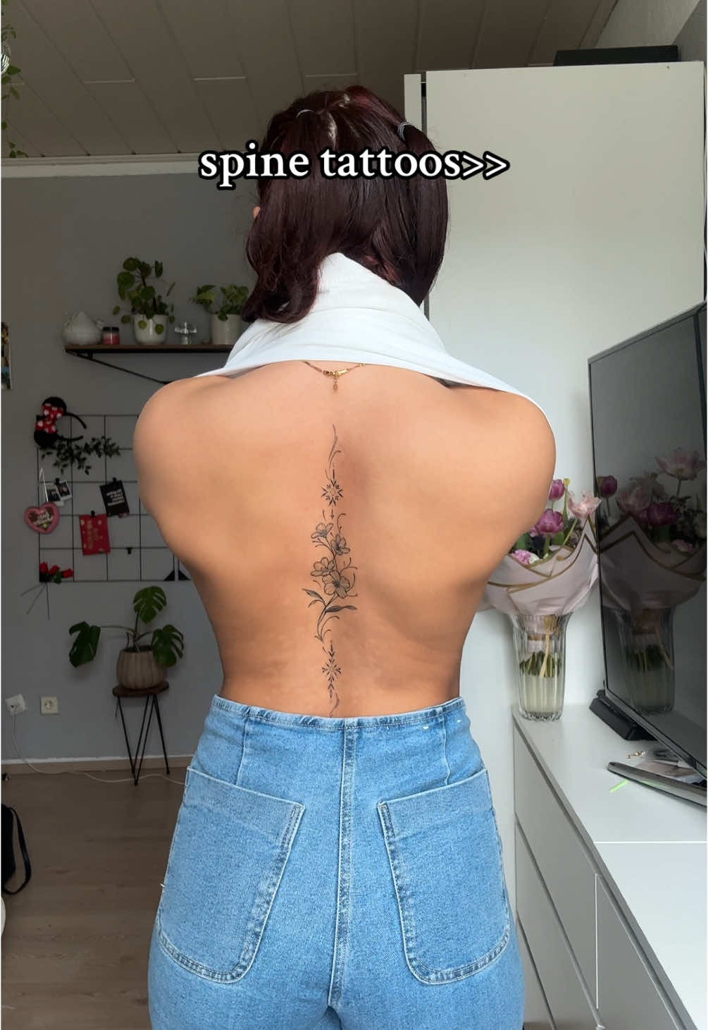 I am OBSESSED #tattoo #spinetattoo #tattooideas #fyp 
