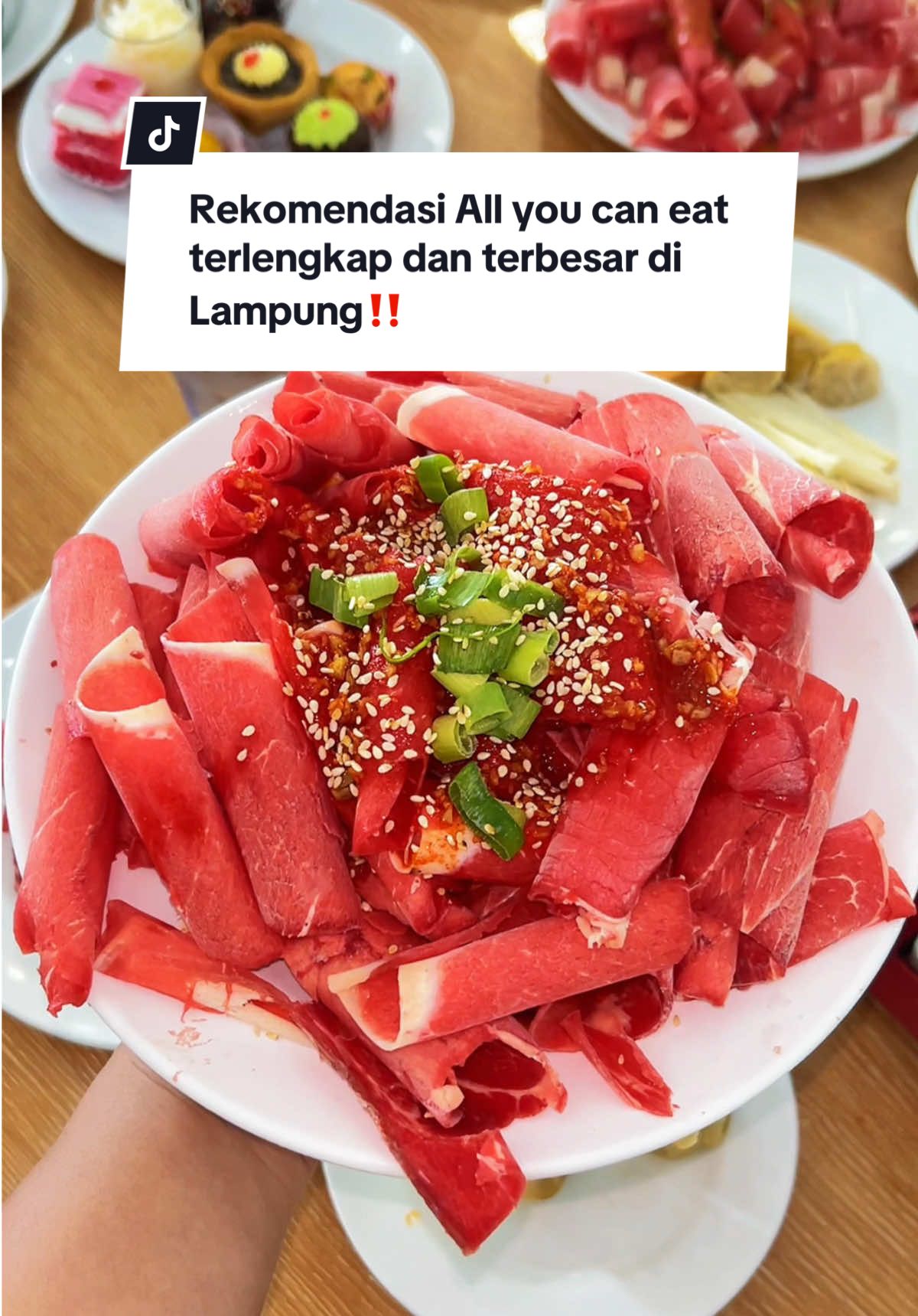 Dibuat balik lagi dengan All you can eat terbesar dan terlengkap 1 ini🤤 #kulinerlampung #lampungkuliner #kulinerlampungenak #lampungkuliner #allyoucaneat 