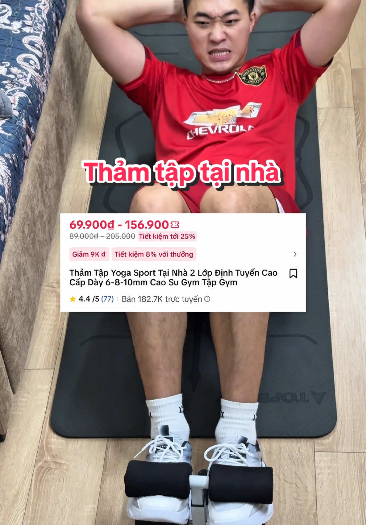 Thảm tập đay như này mới sướng chứ 😎 #thamtapyoga #thamtapgym #thethao 