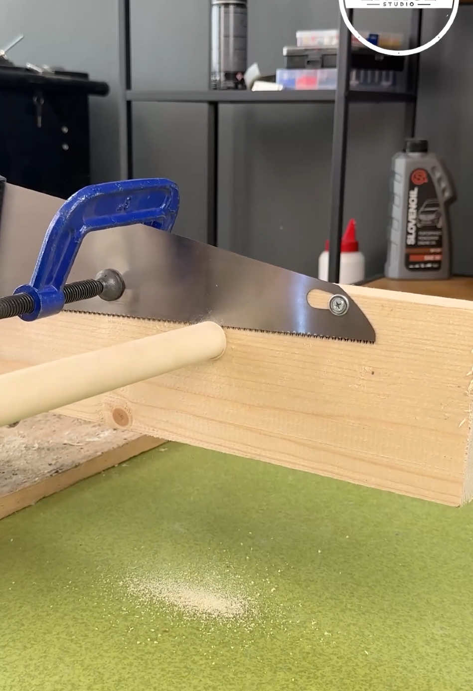 Handsaw shaping jig #handsaw #trick #tips 