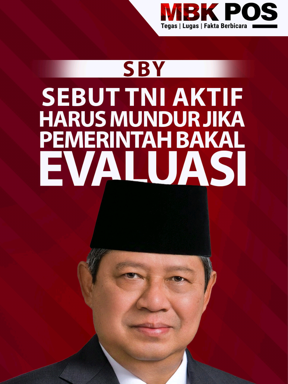 Wakil Menteri Koordinator bidang Politik dan Keamanan (Wamenko Polkam) Lodewijk F Paulus ungkap pemerintah bakal mengevaluasi prajurit TNI aktif yang menempati jabatan sipil.  Hal ini ia sampaikan guna merespons pernyataan Presiden ke-6 RI Susilo Bambang Yudhoyono (SBY) bahwa TNI aktif harus mundur jika berpolitik atau masuk dalam dunia pemerintahan.  Simak berita selengkapnya di www.mbkpos.com #news #newsupdate #MBKpos #beritaterkini #infoterkini #fyp #viral #info #berita #politik #hukum #videonews #susilobambangyudhoyono #sby #tni #lodewijkfreidrichpaulus #politik #pemerintahan #wamenkopolkam #presiden 