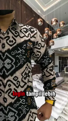 Tenun kalimantan kemeja batik pria lengan panjang #kemeja #baju #bajubatik #batikpria #batikmodern 