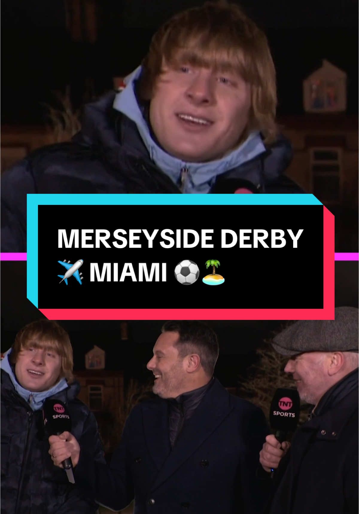 Merseyside Derby ✈️ Miami ⚽️🏝️ Paddy Pimblett’s got his priorities right... 🤣 #UFC #mma #ufctok #mmatok #footballtiktok #soccertiktok #paddypimblett #paddythebaddy #pimblett #liverpool #liverpoolfc #ynwa 