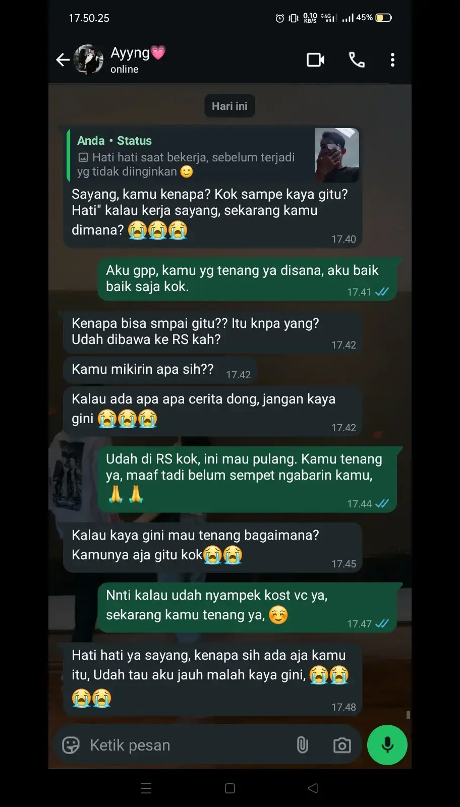 Rasane digemateni Karo pasangan☺️🥺#fyp #tkwtaiwan_indonesia🇮🇩🇹🇼 #taiwan🇹🇼 #ldr #xyzabc #viral #video #tkwhongkong🇮🇩🇭🇰 #indotaiwanftyp🇲🇨🇼🇸💞 #travelwithlove #fypdonggggggg #story 