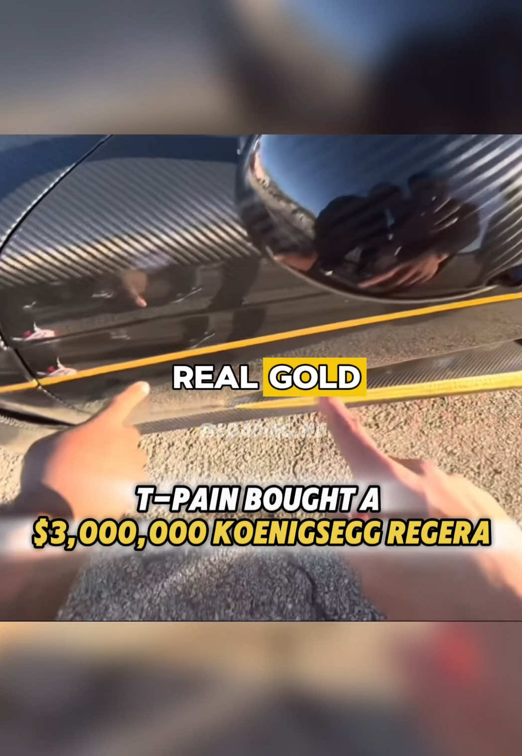 Camakat records T-Pain and his first moments with his newly purchased Koenigsegg Regera. #carsoftiktok #tpain #koenigsegg 