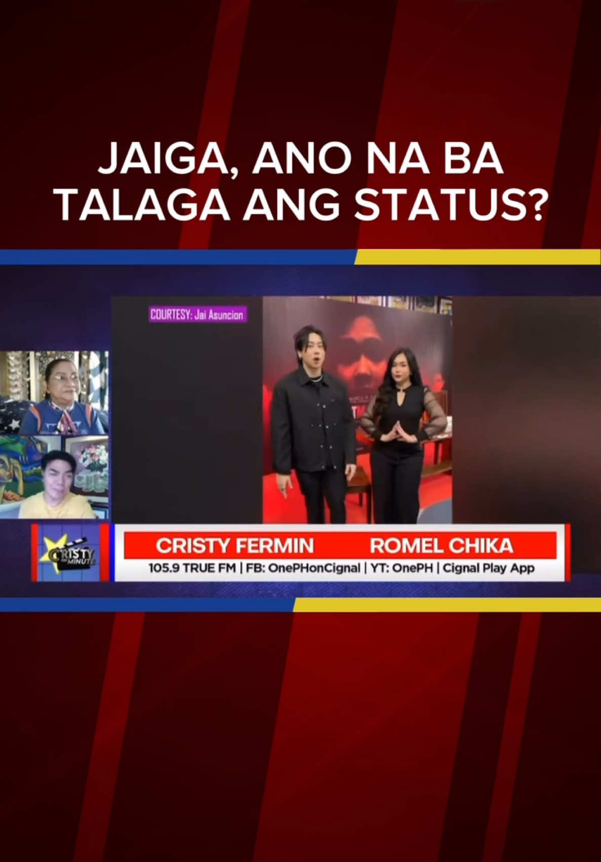 JAIGA, ANO NA BA TALAGA ANG STATUS? Sikat na vloggers na sina #JaiAsuncion at #AgassiChing, break na pero panalo ang acting sa #Postmortem. #oneph #newsph #SocialNewsPH