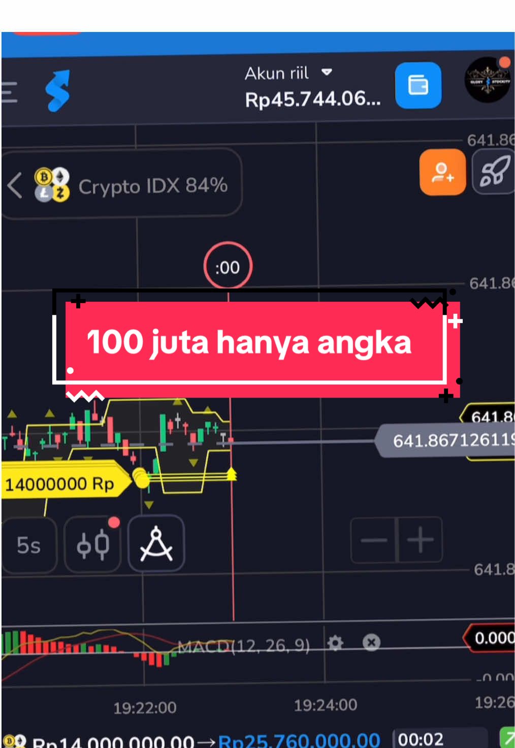 saya masuk di 1%nya😎🤑#stockity #stockitytrading #stockityid #tradingforex #trading #fypシ゚ #fypp 