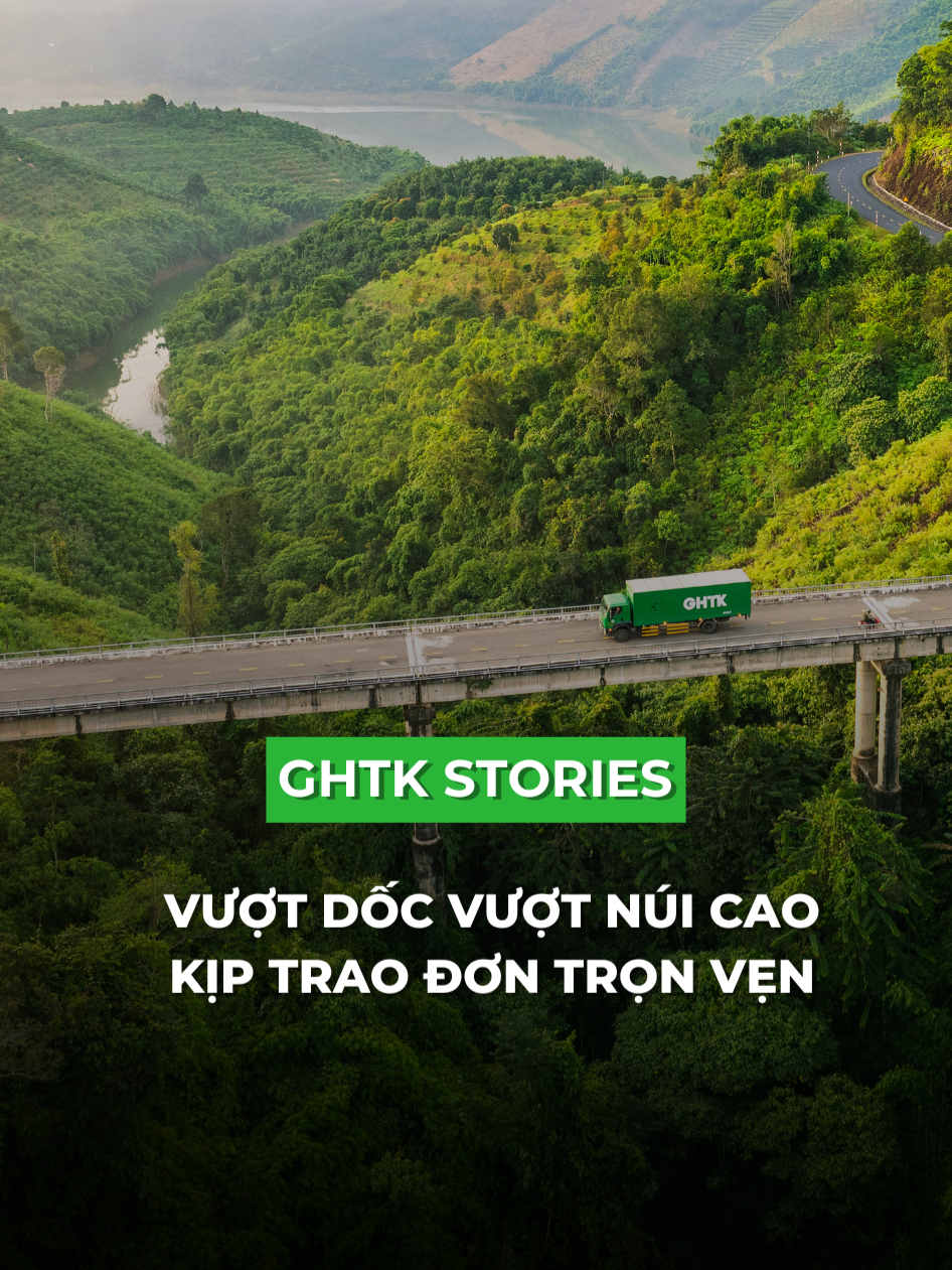 Hành trình không giới hạn, từ đồng bằng đến đồi núi, mỗi cung đường, mỗi khoảnh khắc đều hối hả để đơn hàng kịp trao tay #GHTK 