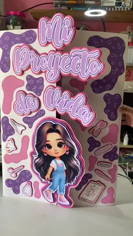 Un lindo y hermoso proyecto de vida.!😍🩷💜 insta:coqueteriasdyg #viral_video #paratii #lapbookcreativo #hermoso #proyecto
