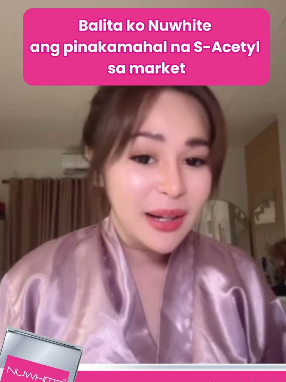 Bakit di Nuwhite ang pinaka kamahal na S-Acetyl Glutathione?? 🤔 #Nuwhite #Glutathione #glutadrip #Whitening 