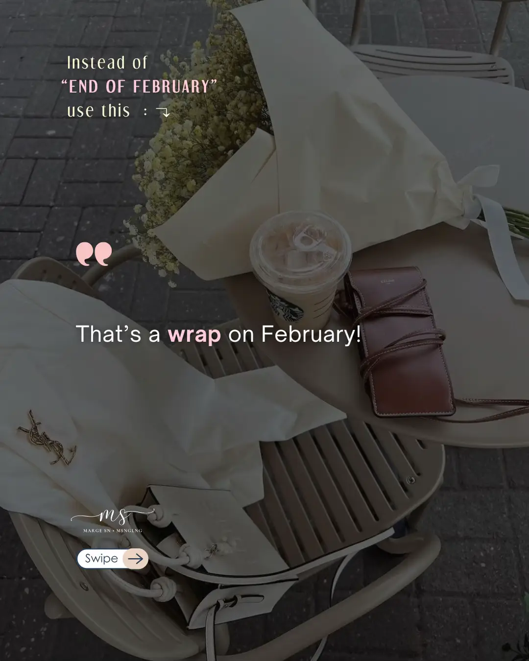 🏷️ #newmonth #goodbyefebruary #february  #memories #captionideas #notes #instagramtips #fyp #margesn #caption #february #photodump