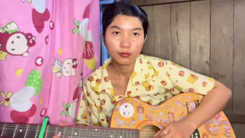 #နှောင်ကြိုးလေးတစ်မျှင် #ဘိုဘို#guitarcover #views #viral #trending #myanmartiktok🇲🇲🇲🇲 #coversongs
