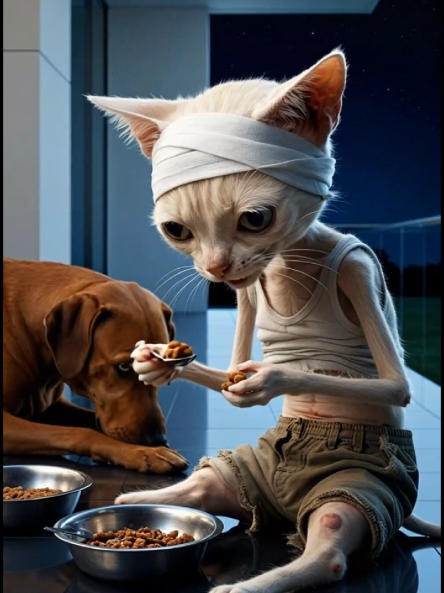 what was his miatake #tiktokcats #aicats #realstory #poorcat #sadstory #truestory #catlove #motivation #aicat #catslover #catstories 