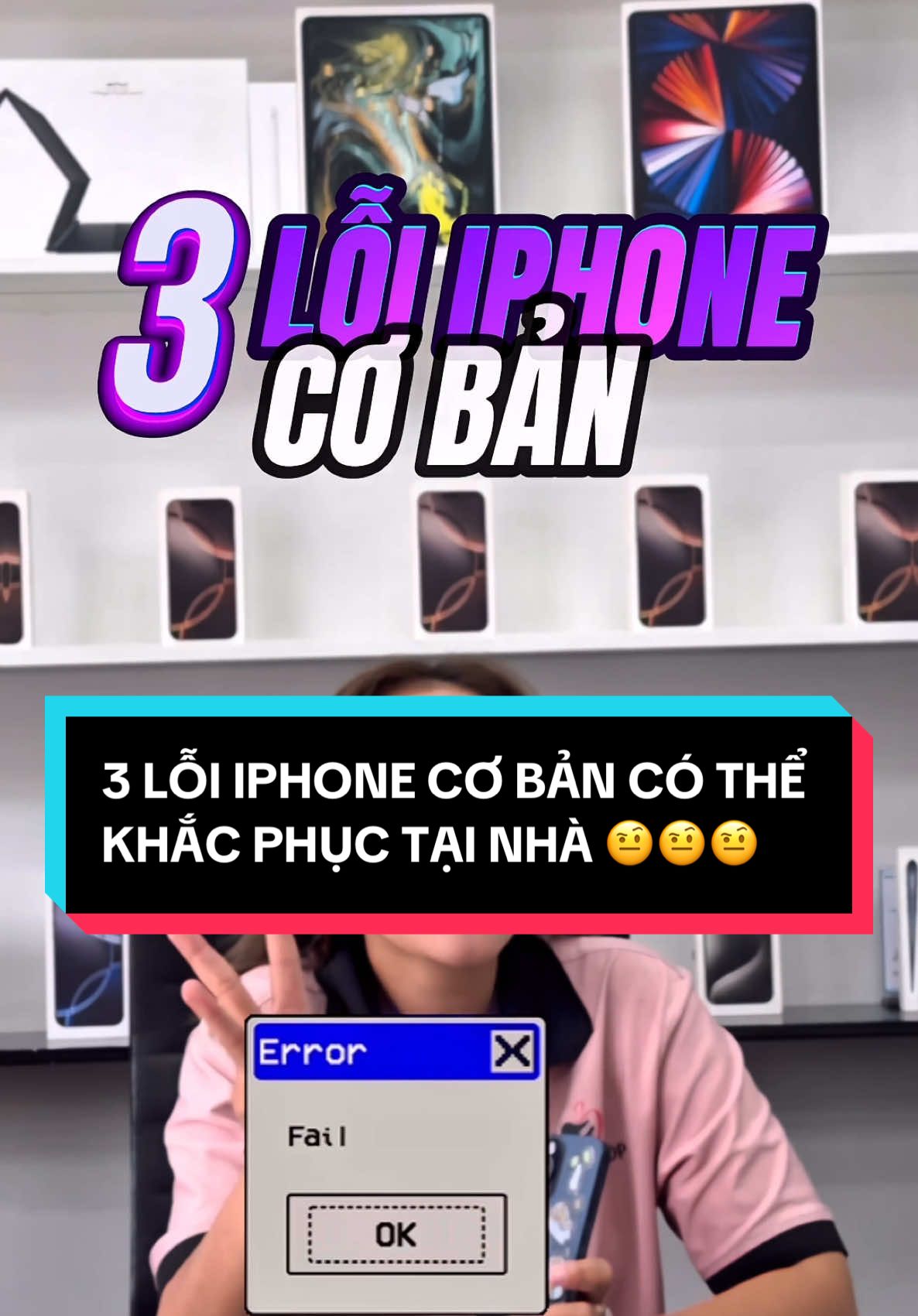 3 LỖI IPHONE CƠ BẢN CÓ THỂ KHẮC PHỤC TẠI NHÀ 🤨🤨🤨#iphone #capcut #meọhay #fy #cachhay 