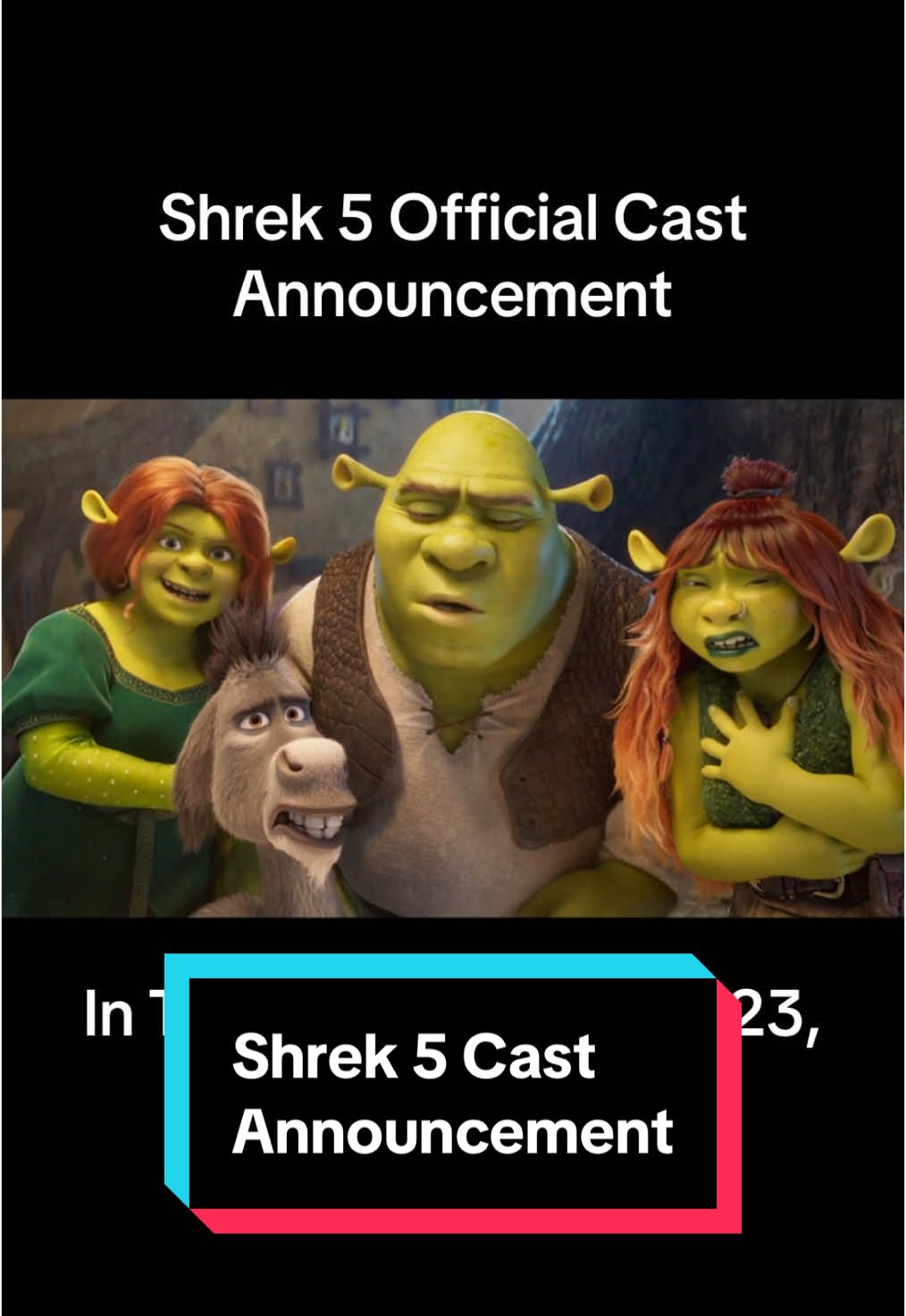 Far, Far Away's Finest are back. Here's the official cast announcement for #Shrek5 starring Mike Myers, Eddie Murphy, Cameron Diaz and Zendaya! In theaters December 23, 2026. #zendaya #shrek #shrekislove #movietok #movie #animation 