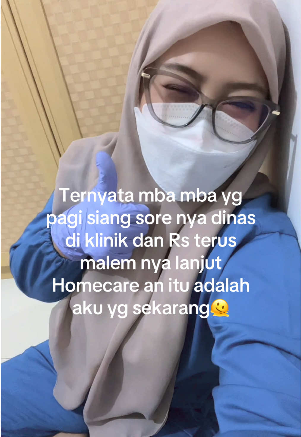 Sedikit lelah tapi alhamdulillah 🫠🫠 #storynakes #perawat #nakes #homecare #lfl 