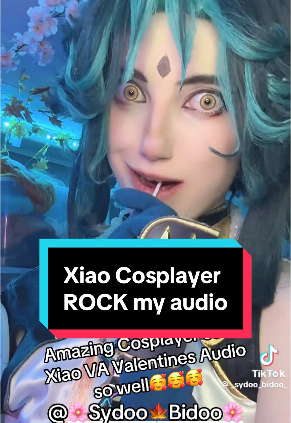 Shoutout to @🌸Sydoo🍁Bidoo🌸 for this incredible use my #xiao #voiceover lines 👏🏻 Genshin fans rock!🥰🥰🥰 . . . . #genshin #genshinfans #genshintok #xiaova #xiaocosplay #cosplay #anime #simp #emo #anemo #animevoice 