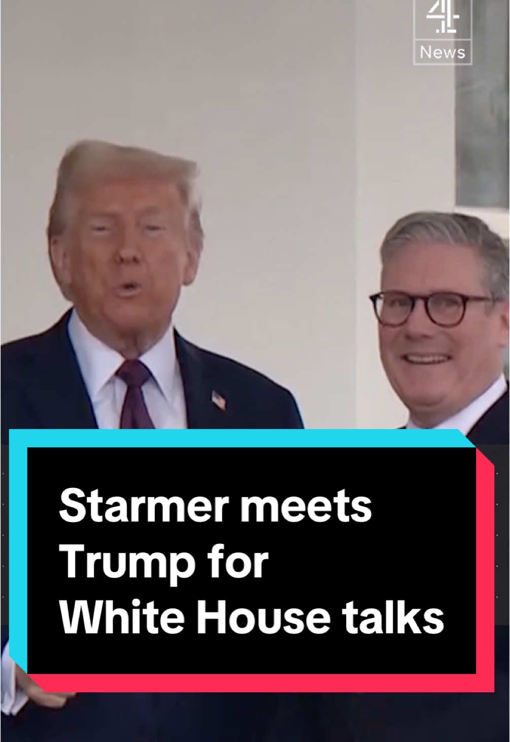 Sir Keir Starmer has arrived at the White House for talks with Donald Trump on Ukraine and defence. #Trump #Starmer #DonaldTrump #KeirStarmer #WhiteHouse #Ukraine #Defence #Russia #Nato #C4news #Channel4News