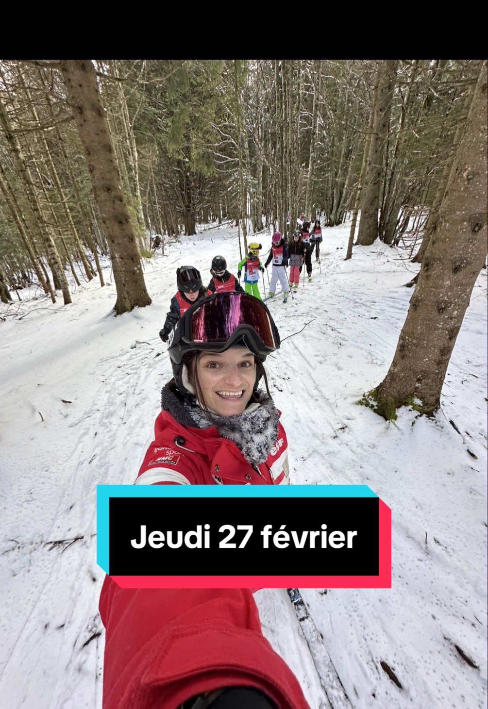 Je t’emmène avec moi dans cette nouvelle journée en tant que monitrice de ski ⛷️ Avant dernier jour avant la fin de la semaine pour mes champions, demain c’est le jour des médailles 🥹🏅