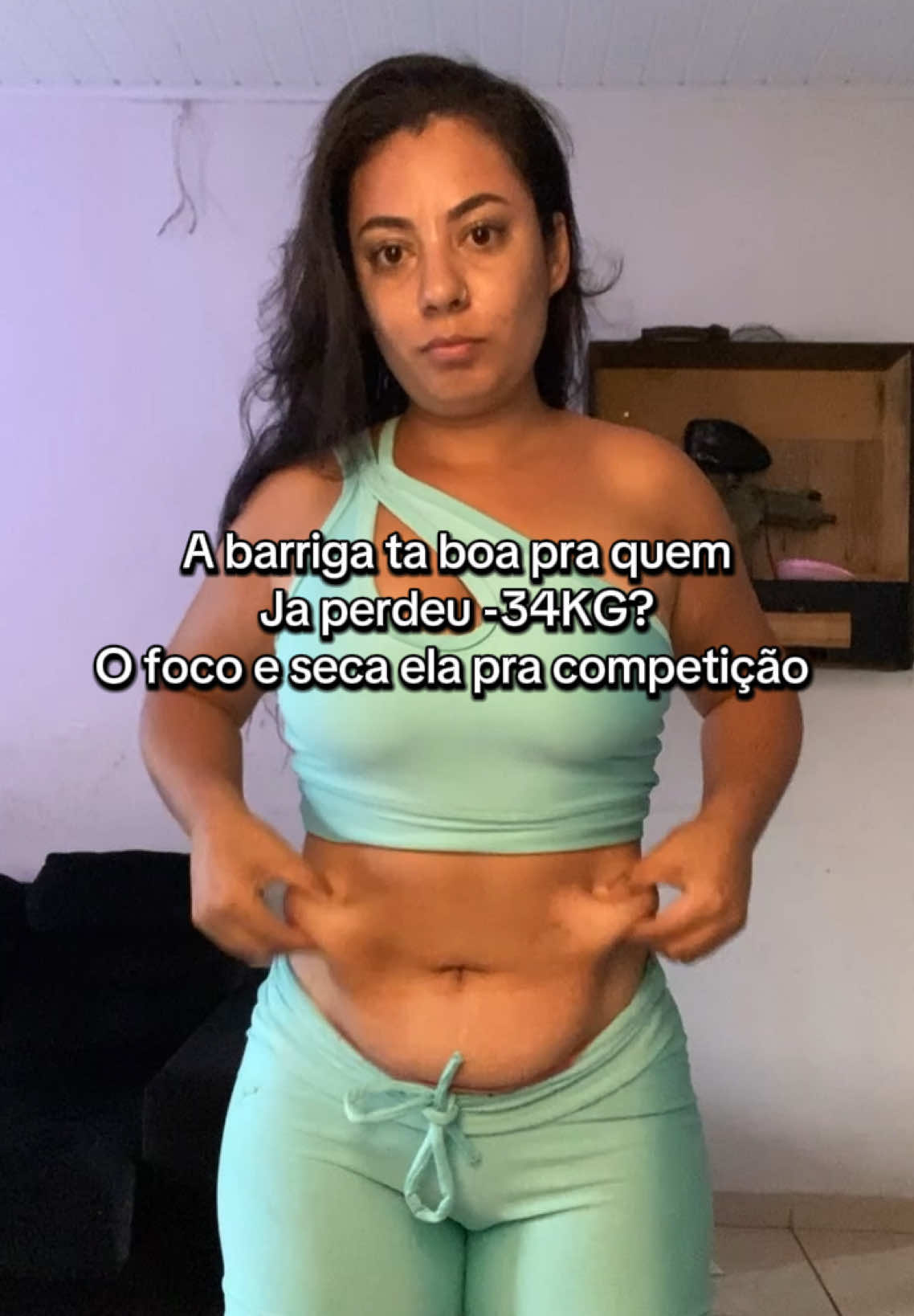 Acompanhem essa barriga secar 🙏🏽 #emagrecimento #gym #flacidez #Fitness #antesesepois #obesidade 