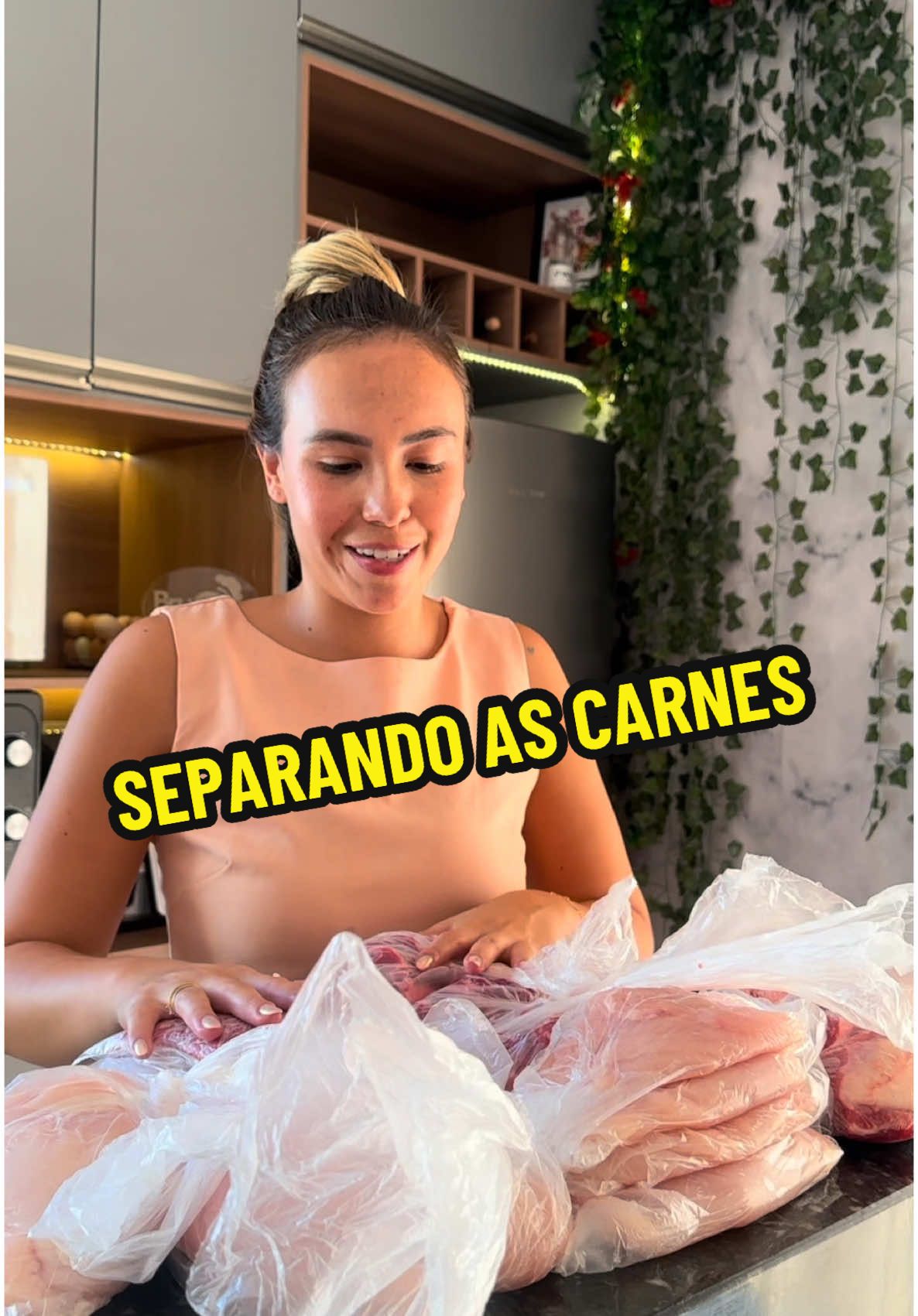 Separando as carnes 