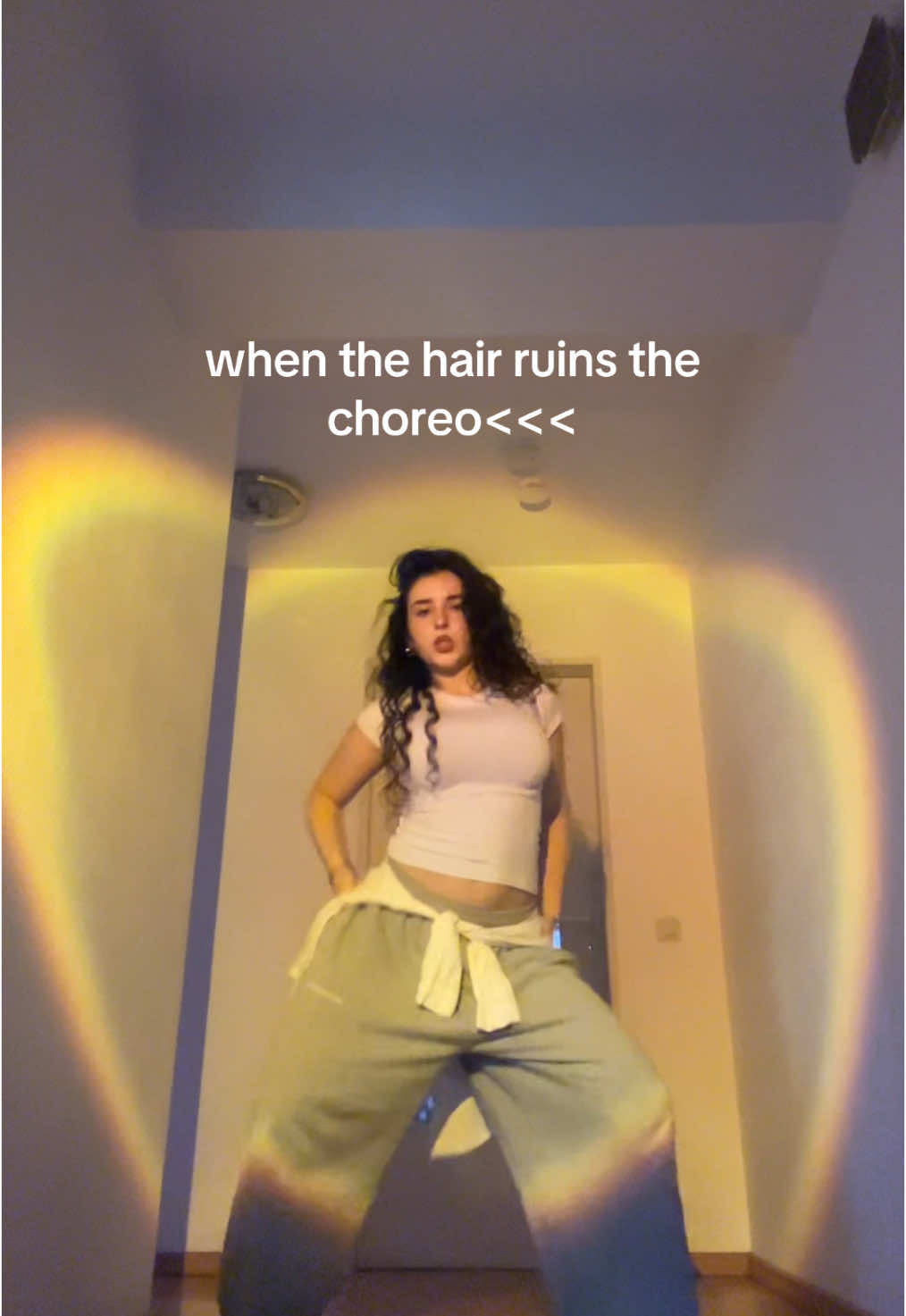 Downside of having luscious long curly hair😔 jk #fyp #foru #dancer #relatable #lisablackpink #tomboy #dancerproblems #dancetok 