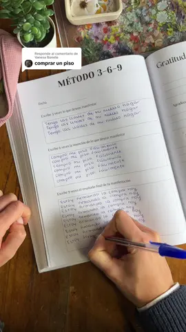 Respuesta a @Vanesa Bonete hoy te enseño manifestar la compra de tu piso utilizando el método 369 con el Wealth Joural✨ #manifestation #manifestacion #metodo369 #wealthjournal 