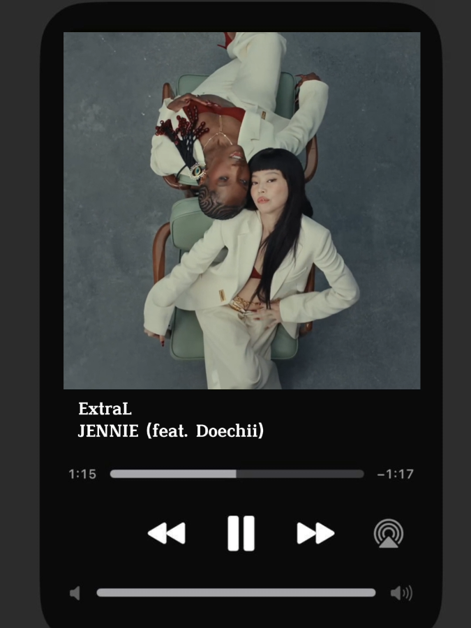 ExtraL/JENNIE feat. Doechii, completa  #jennie #jenniekim #kpop #musicvideo #blackpink #blink #doechii #fypシ゚ 