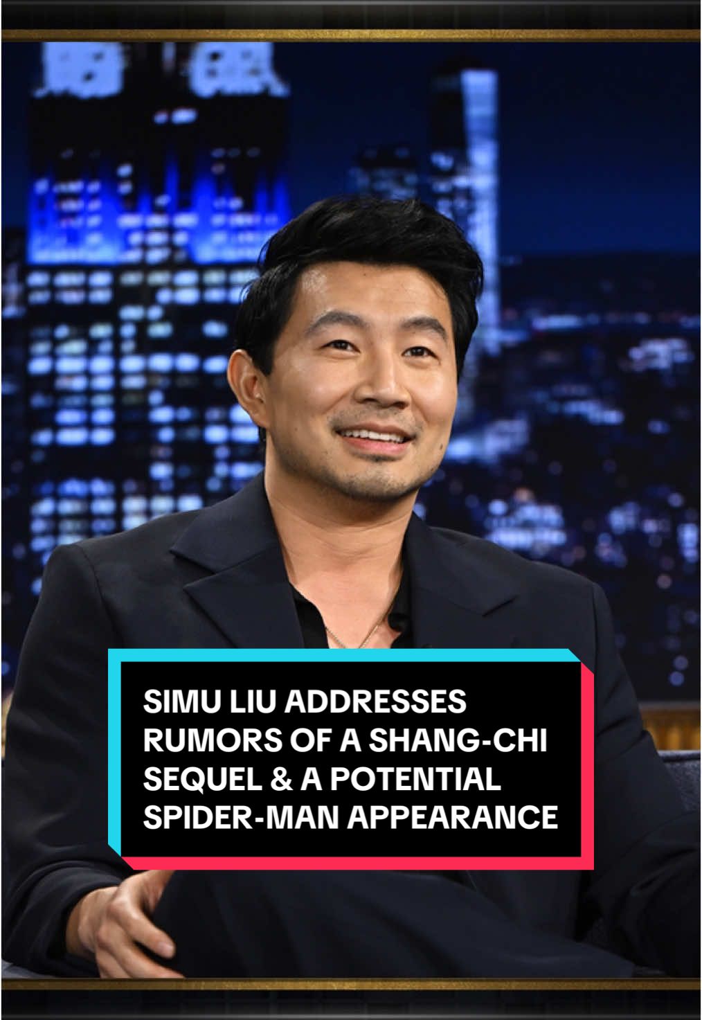 @Simu Liu addresses rumors of a Shang-Chi sequel and a potential @Spider-Man Movie appearance?! 👀 #FallonTonight #TonightShow #SimuLiu #ShangChi #SpiderMan #Marvel #JimmyFallon 