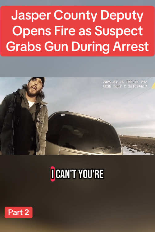Jasper County Deputy Opens Fire as Suspect Grabs Gun During Arrest #cops #copsoftiktok #police #policeofficer #foryoupage 