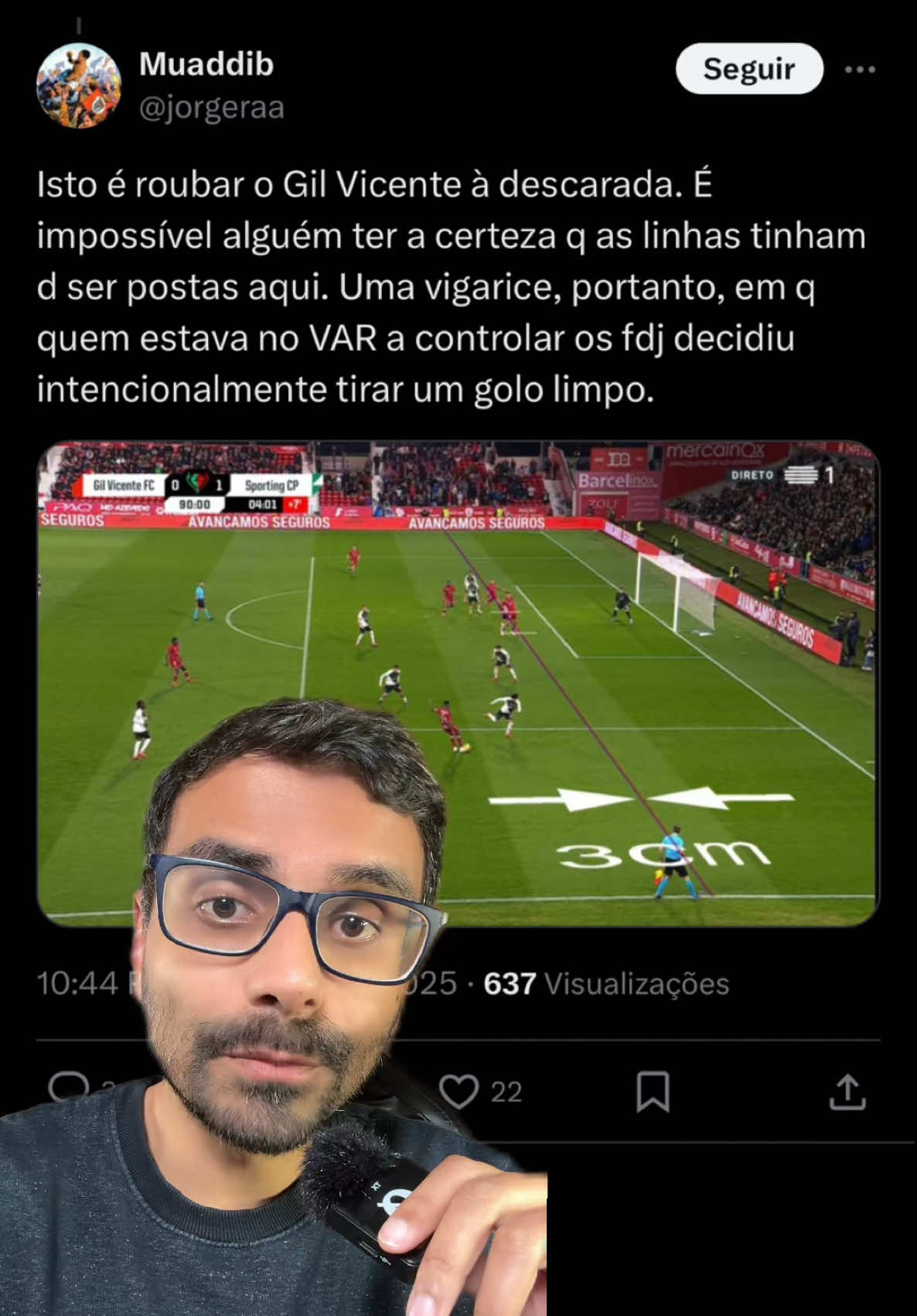 Estava em fora de jogo? 3cm! Sem clubismos sff 😉 #futebol #sporting #taçadeportugal #gilvicente #fy #fyp