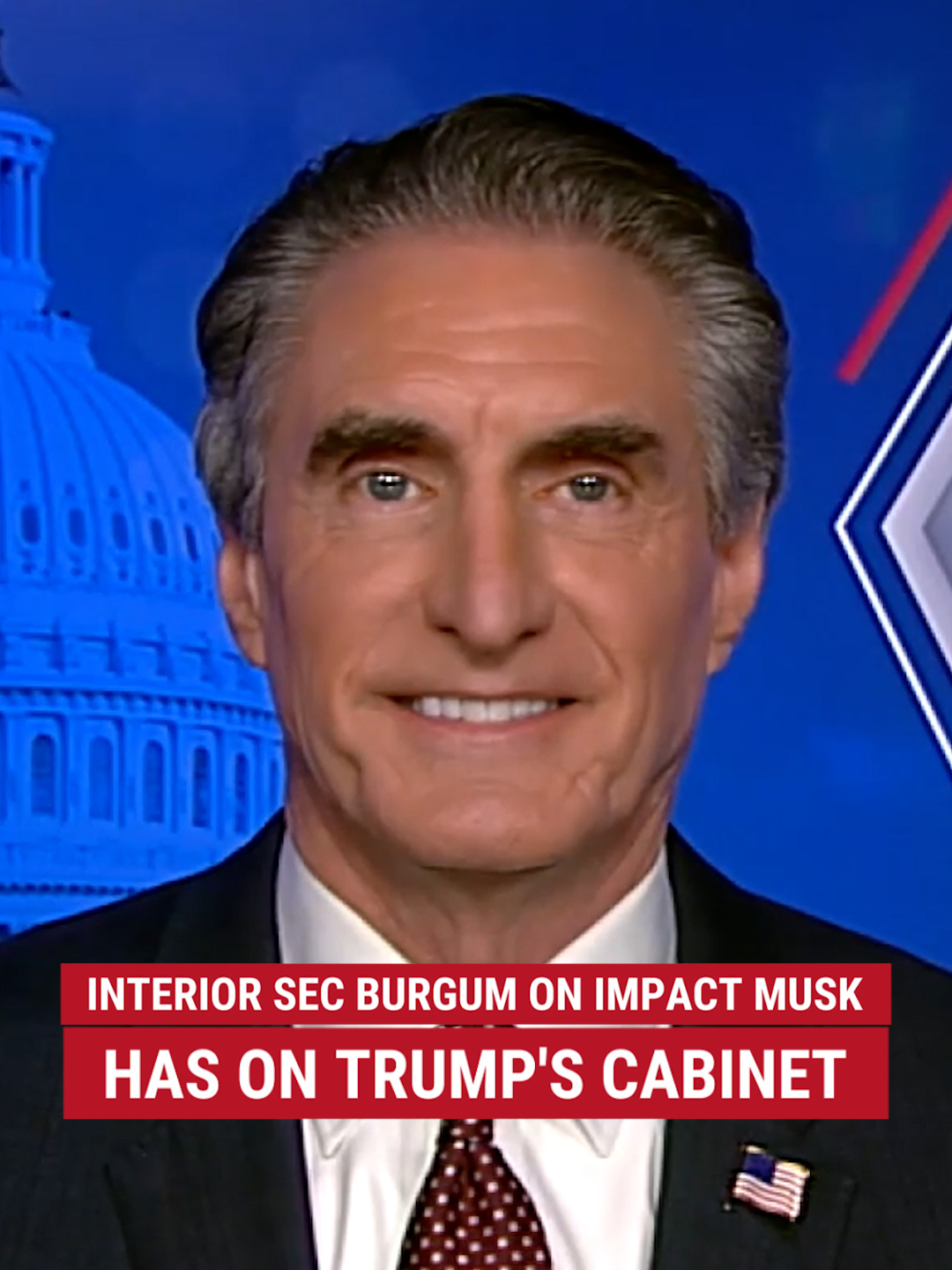 ‘THRILLED WITH ELON’: Secretary of the Interior Doug Burgum tells Stuart Varney what it’s like on the inside with Elon Musk heading up DOGE, as he hails President Trump for “empowering everybody to get it done and get it done quickly.”