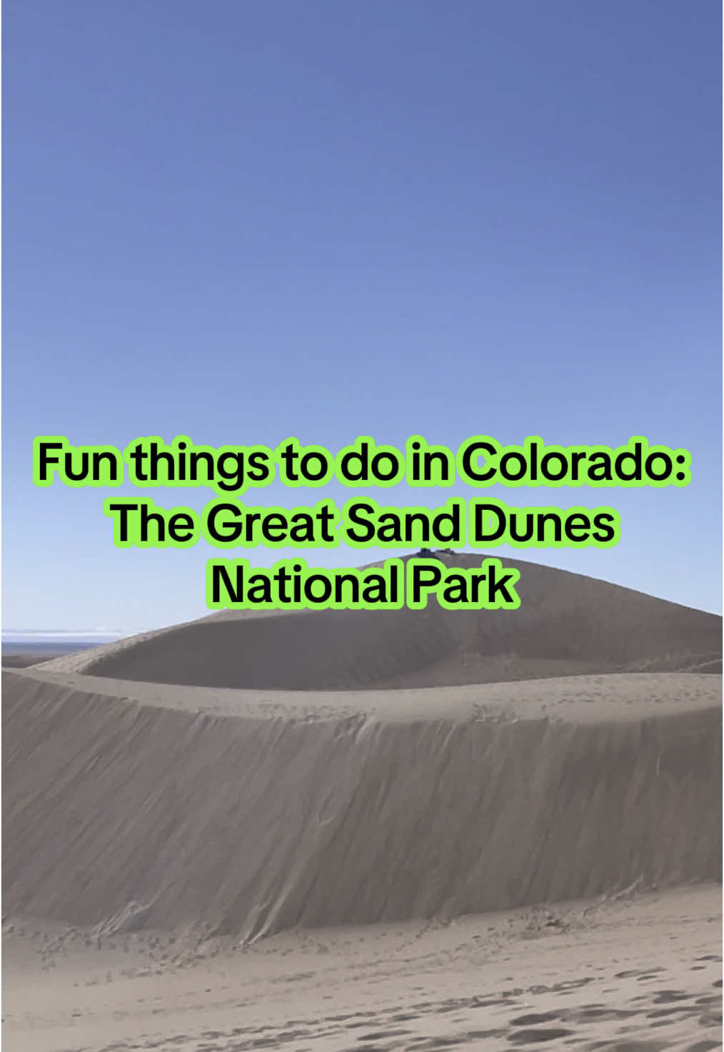 So. Much. Sand. #sanddunes #colorado #getlife #travel #fun 