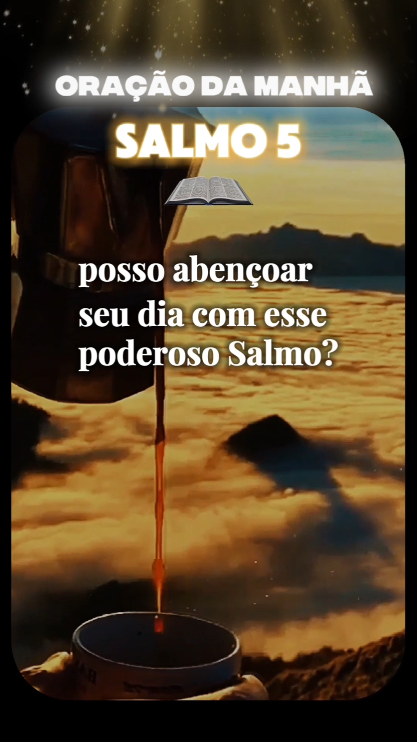 Salmo para te proteger antes de sair de casa! #oração #salmo #salmo5 #gratidão #fé #benção #cristãosnotiktok #oraçãodamanhã 